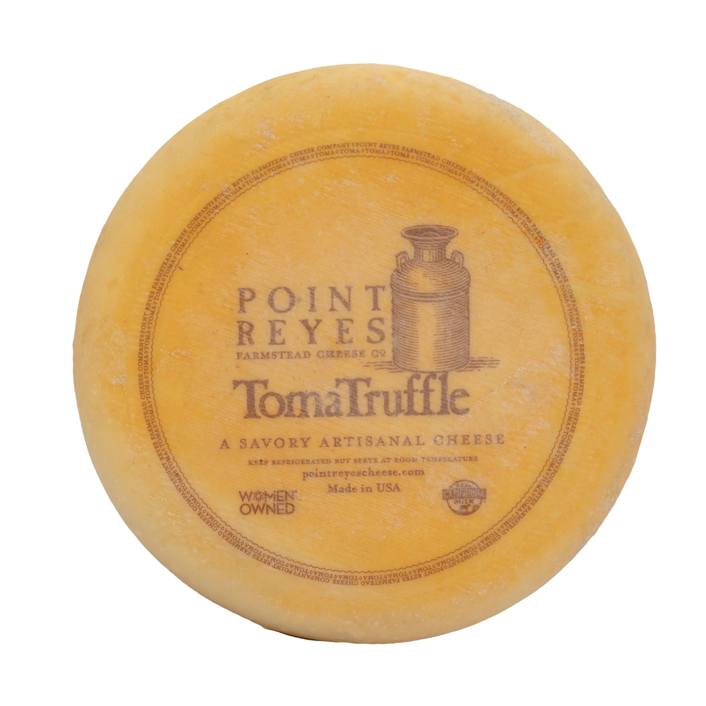 Wholesale Point Reyes Toma Truffle Cheese Wheel 10lb- Bulk