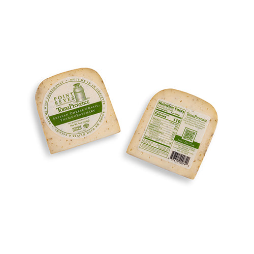 Wholesale Point Reyes Toma Provence Cheese Wedge 6oz- Bulk