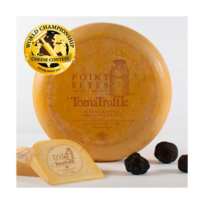 Wholesale Point Reyes Toma Truffle Cheese Wedge 6oz- Bulk