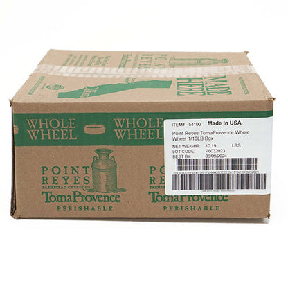 Wholesale Point Reyes Toma Provence Cheese Wheel 10lb- Bulk