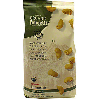 Wholesale Felicetti Organic White Lumache Pasta- Bulk