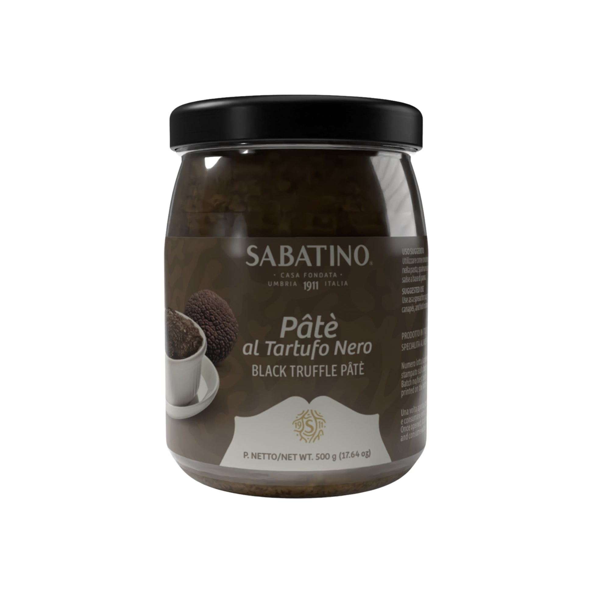 Wholesale Sabatino Black Truffle Pate 17.64oz- Bulk