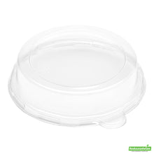 Wholesale Restaurantware Pulp Safe Round Clear Plastic Dome Lid - Fits 12 oz Bagasse Salad Bowl- Bulk