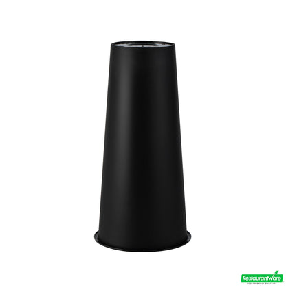 Wholesale Restaurantware 24 Oz Round Matte Black Plastic Hot / Cold Drinking Cup - 3.5" X 3.5" X 7.0"- Bulk