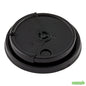 Wholesale Restaurantware Black Plastic 2-in-1 Straw or Sip Coffee Cup Lid - Fits 8, 12, 16 and 20 Oz- Bulk