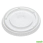 Wholesale Restaurantware Visage Round Clear Plastic Flat Lid - Fits 9, 12 and 16 Oz- Bulk