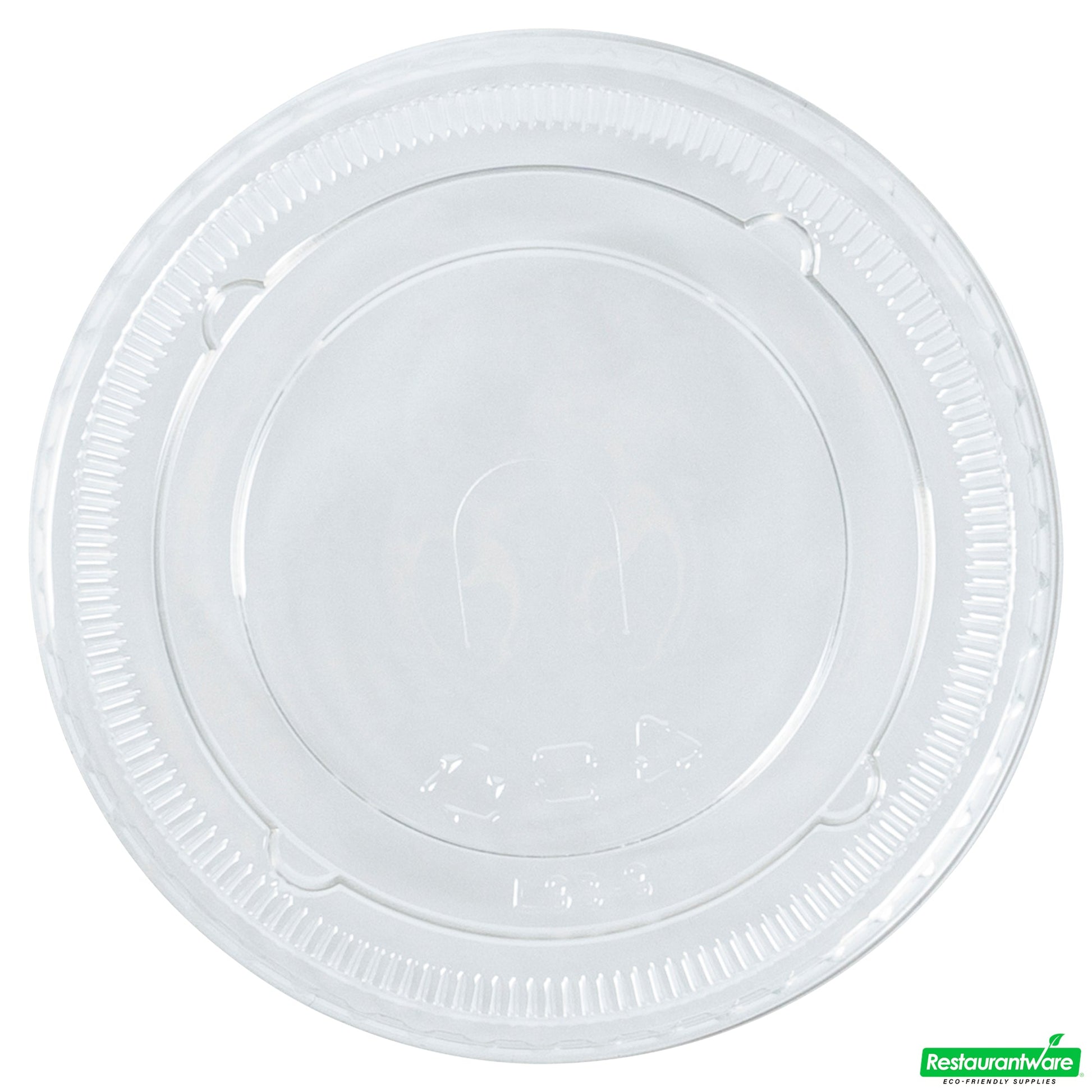 Wholesale Restaurantware Visage Round Clear Plastic Flat Lid - Fits 9, 12 and 16 Oz- Bulk