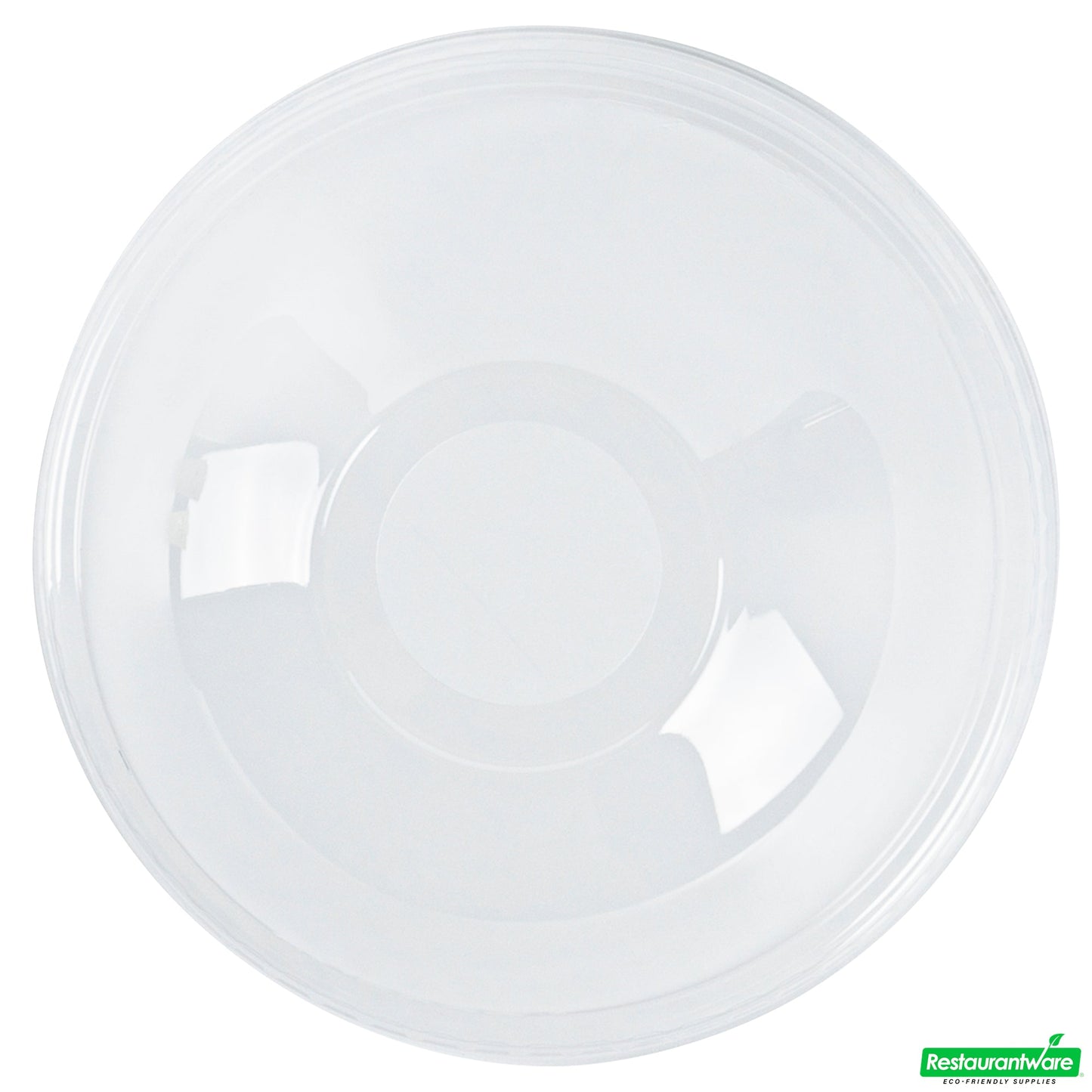 Wholesale Restaurantware Visage Round Clear Plastic Dome Lid - Fits 9, 12 and 16 Oz- Bulk