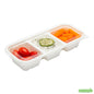 Wholesale Restaurantware Pulp Tek Rectangle Clear Plastic Flat Lid - Fits Bagasse Catering Container- Bulk