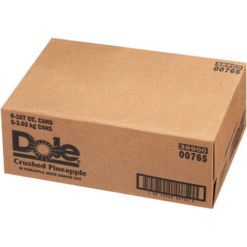 Wholesale Dole Crushed Pineapple in Juice 106oz- Bulk