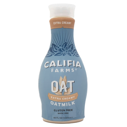 Wholesale Califia Farms Unsweetened Oat Milk 48oz- Bulk