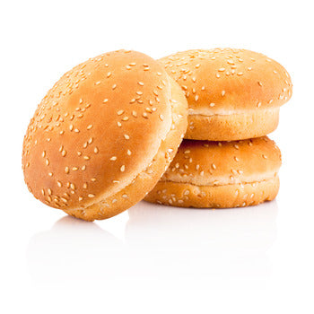 Wholesale Breadtown Bakery Sliced Seeded Burger Bun 4.25"- Bulk