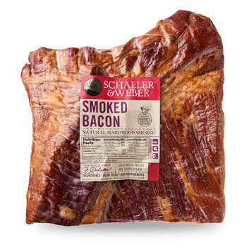 Wholesale Schaller & Weber Smoked Slab Bacon 3lb- Bulk