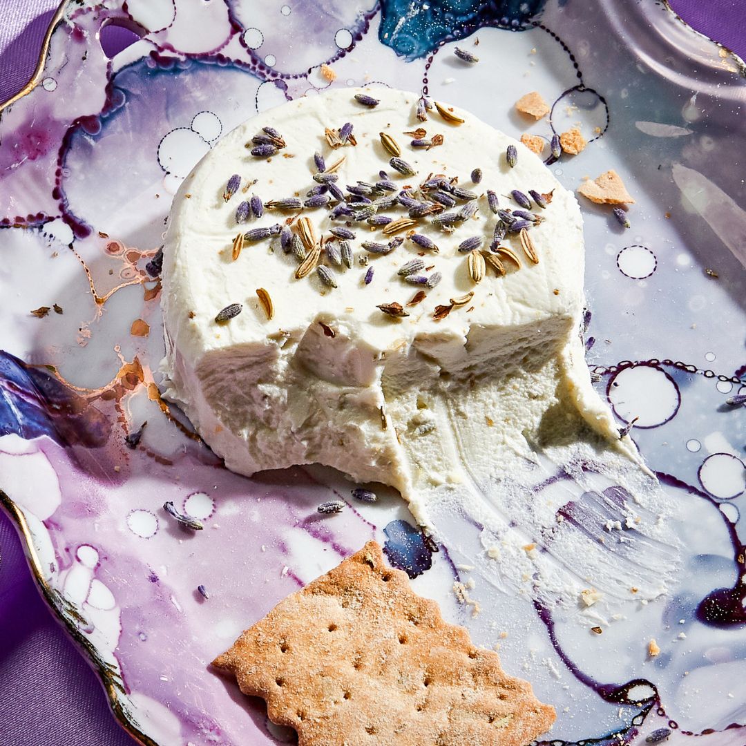 Wholesale Cypress Grove Purple Haze Fresh Goat Cheese Disk 4oz- Bulk