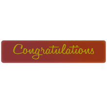 Wholesale Chocolatree Rectangle Congratulations Decoration- Bulk