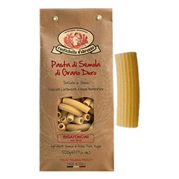 Wholesale Rustichella Dried Rigatoncini Pasta 1.1lb- Bulk