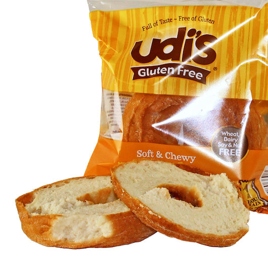 Wholesale Udi'S Each * Gluten Free Plain Bagels- Bulk