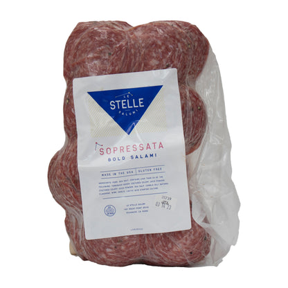 Wholesale Lestelle Pre-Sliced Sopressata Salami 5lb- Bulk