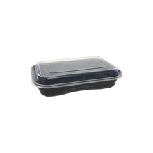 Wholesale Pactiv 27 Oz Black Bottom Clear Top Rectangle Container- Bulk