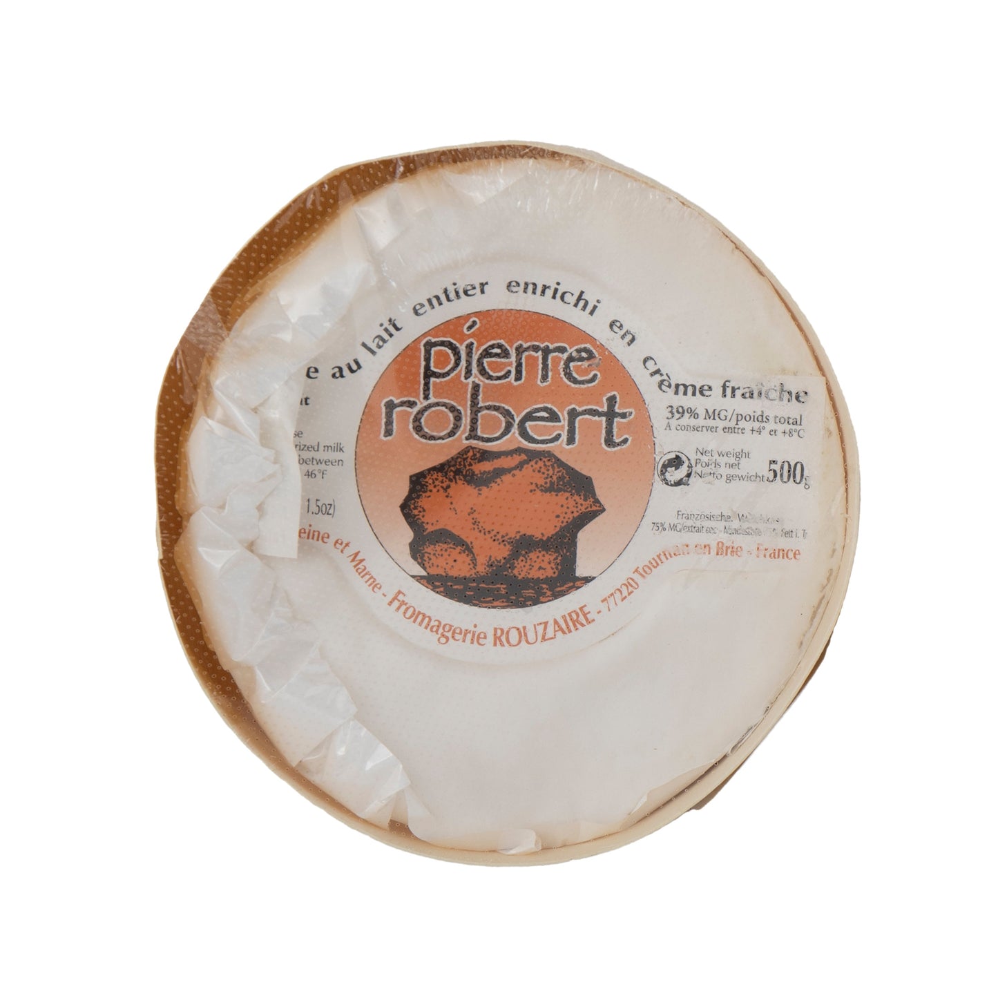 Wholesale Fromageri Rouzaire Pierre Robert Triple Creme Cheese 17.6oz- Bulk