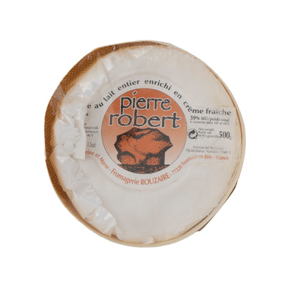 Wholesale Fromageri Rouzaire Pierre Robert Triple Creme Cheese 17.6oz- Bulk