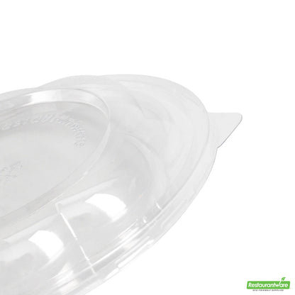 Wholesale Restaurantware Thermo Tek Clear Plastic Ergo-Grip Bowl Lid - Fits 24 / 32 / 48 Oz- Bulk