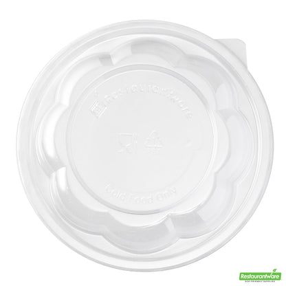 Wholesale Restaurantware Thermo Tek Clear Plastic Ergo-Grip Bowl Lid - Fits 24 / 32 / 48 Oz- Bulk