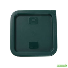 Wholesale Restaurantware Met Lux Square Green Plastic Food Storage Container Lid - Fits 2 and 4 Qt- Bulk