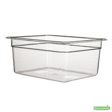 Wholesale Restaurantware Met Lux Rectangle Clear Plastic 1/2 Size Cold Food Storage Container - 6" Depth- Bulk