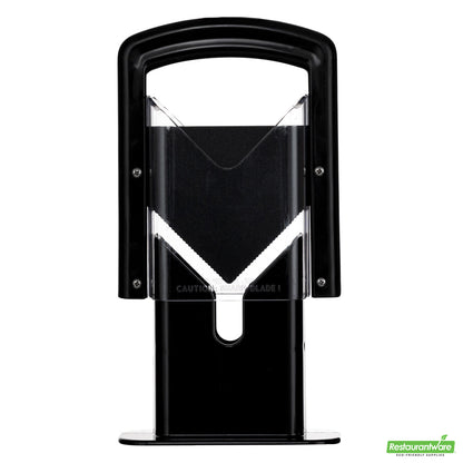 Wholesale Restaurantware Met Lux Black Stainless Steel Commercial Bagel Slicer- Bulk