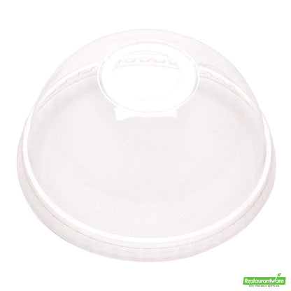 Wholesale Restaurantware Zero Waste Round Clear Pla Plastic Dome Lid - Fits 9, 12, 16 and 20 Oz Drinking Cup- Bulk