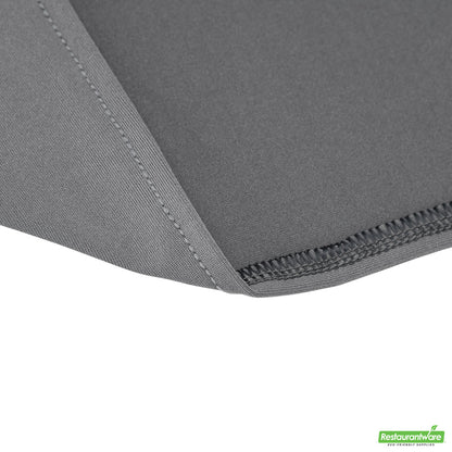 Wholesale Restaurantware Table Tek Gray Spandex Banquet Chair Cover - Universal, Stretch- Bulk