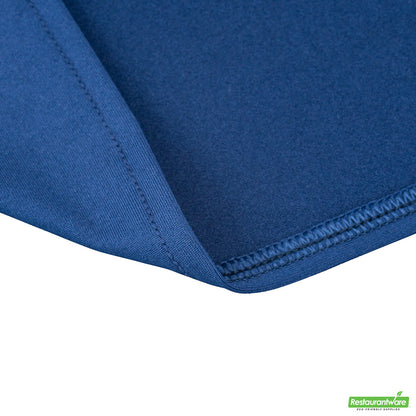 Wholesale Restaurantware Table Tek Blue Spandex Banquet Chair Cover - Universal, Stretch- Bulk