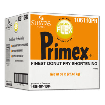 Wholesale Primex Golden Flex Donut Frying Shortening 50lb- Bulk
