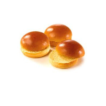Wholesale Bridor Golden Sliced Hamburger Bun 4.1"- Bulk