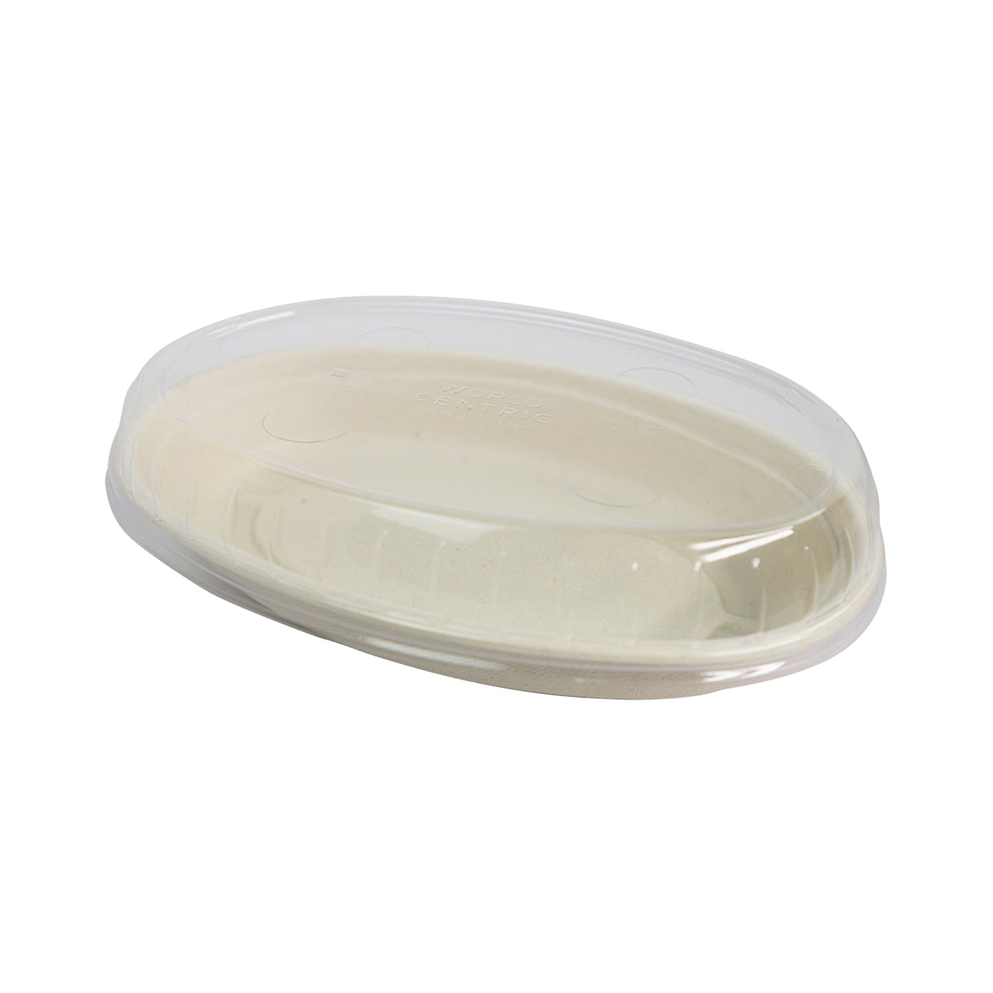 Wholesale World Centric Clear Plastic Burrito Bowl Lid 36 Oz- Bulk