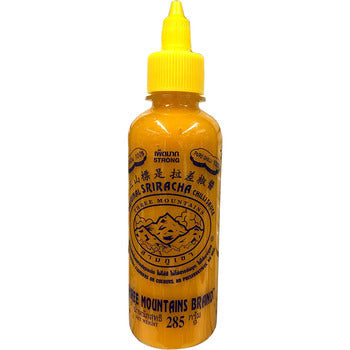 Wholesale Three Mountains Yellow Sriracha 10oz- Bulk