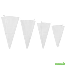 Wholesale Restaurantware Pastry Tek White Silicone Pastry Piping Bag 4-Piece Set- Bulk