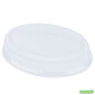 Wholesale Restaurantware Pulp Safe Oval Clear Plastic Ripple Dome Lid - Fits Sugarcane / Bagasse Large Plate- Bulk