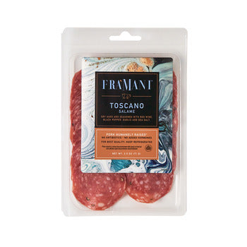 Wholesale Framani Sliced Toscano Dry Italian Salame 3oz- Bulk