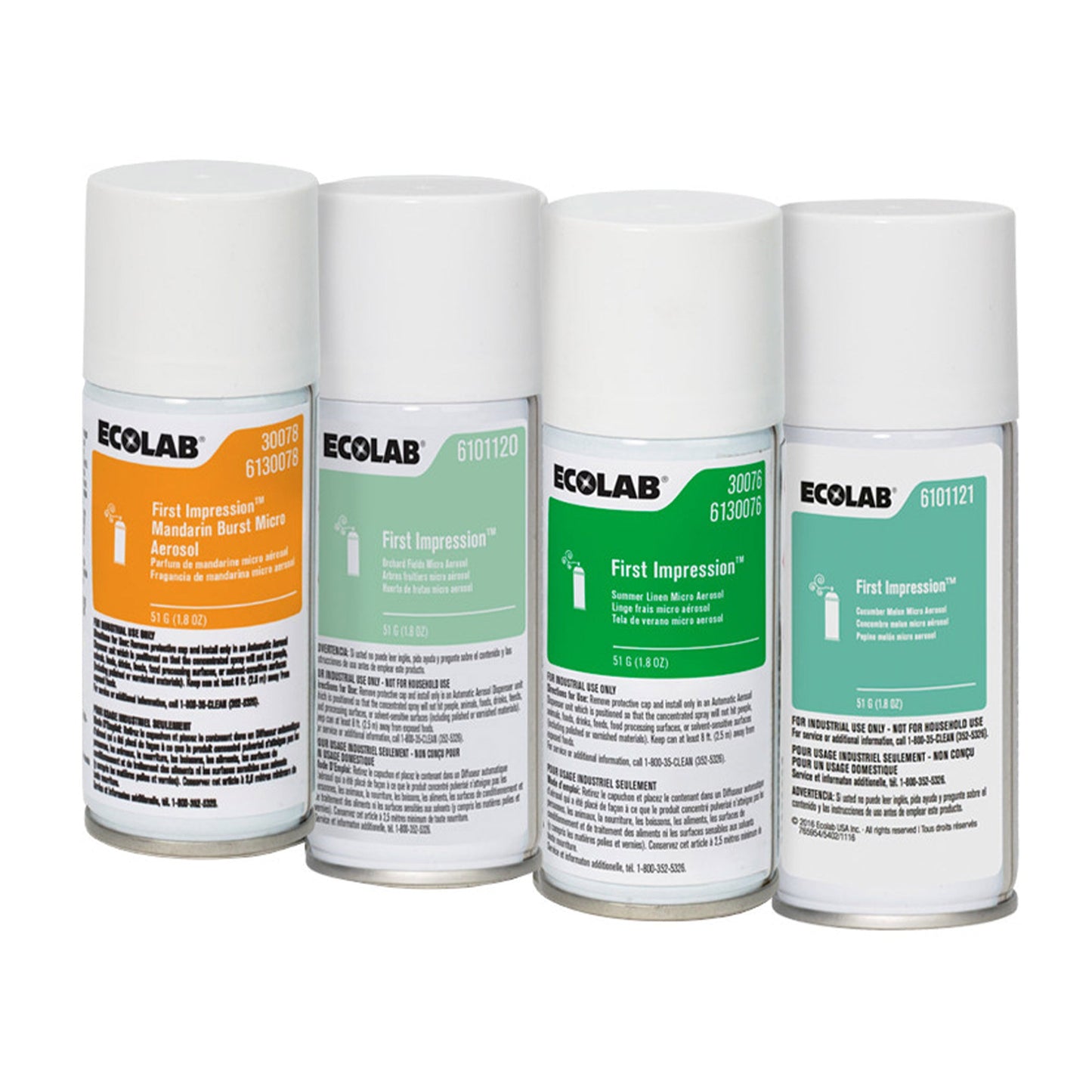 Wholesale Ecolab Air Freshener Variety 1.8oz- Bulk