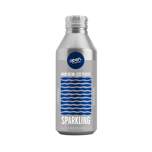 Wholesale Open Water Sparkling Aluminum Bottled Water 16oz- Bulk