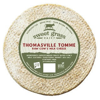 Wholesale Sweet Grass Dairy Thomasville Tomme 7lb- Bulk
