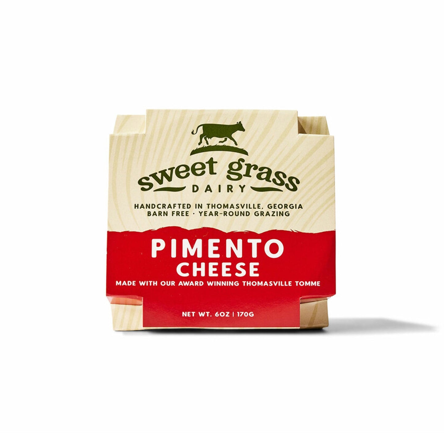 Wholesale Sweet Grass Dairy Pimento Cheese Retail 6oz- Bulk