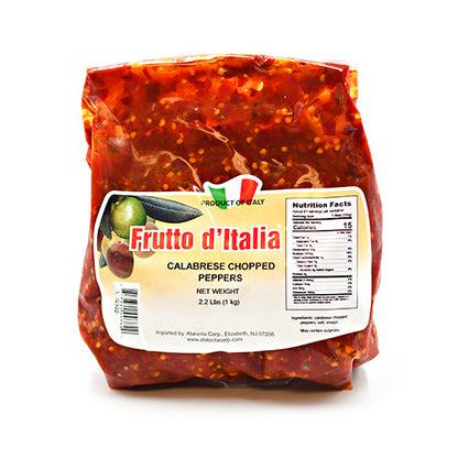 Wholesale Frutto D'Italia Chopped Calabrian Pepper Paste 2.2lb- Bulk