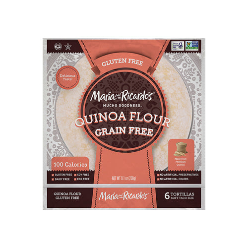 Wholesale Maria & Ricardo's Tortilla 11" Quinoa Gluten Free- Bulk