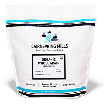 Wholesale Cairnspring Mills Flour Org Whole Grain Expresso 50lb- Bulk