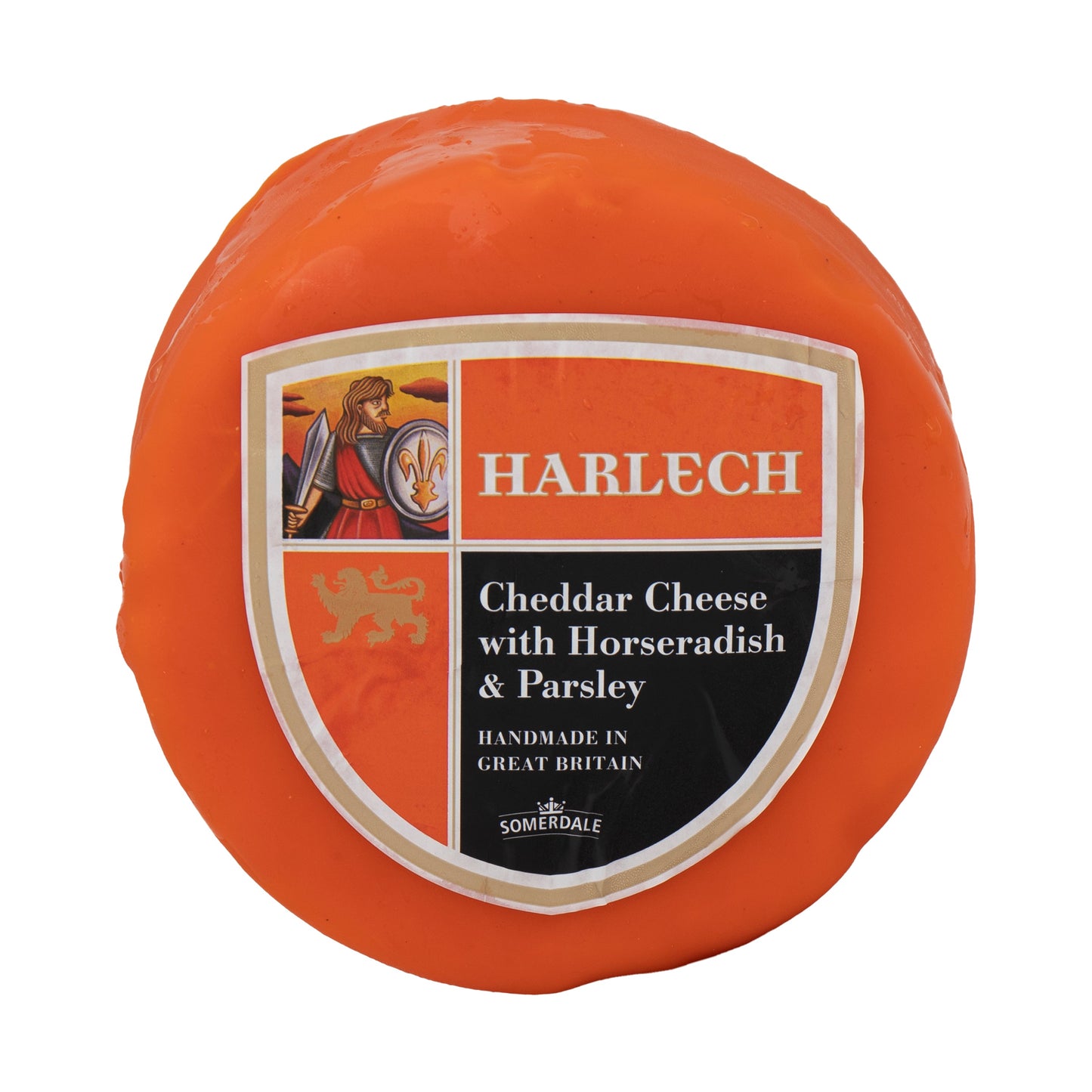 Wholesale Somerdale Harlech Cheddar Cheese with Horseradish and Parsle 4.96lb- Bulk