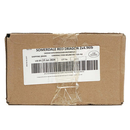 Wholesale Somerdale Red Dragon Cheese 4.96lb- Bulk