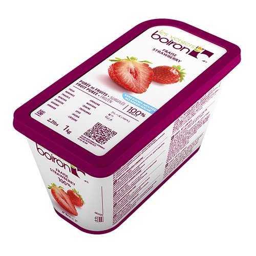 Wholesale Boiron 100% Strawberry Puree 1kg- Bulk